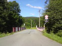 Horní silniční most přes řeku Moravu v Bohdíkově.
