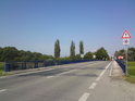 Most přes řeku Moravu, silnice I/51 mezi městy Holíč a Hodonín.