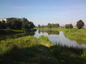 Srdce soutoku, dá-li se to tak zvát, řeky Moravy a Baťova kanálu v Uherském Hradišti.