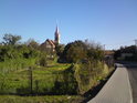 Kostel svatých Filipa a Jakuba v obci Vysoká při Morave.